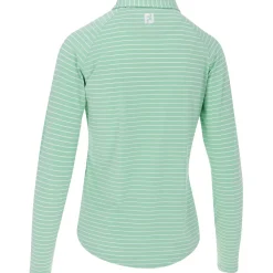 FootJoy L/S Pin Stripe Sun Protection Previous Season Apparel Style Shirt Polo Long Sleeve Golf Apparel