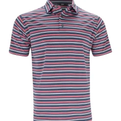 FootJoy Mixer Stripe Lisle Shirt Polo Short Sleeve Golf Apparel