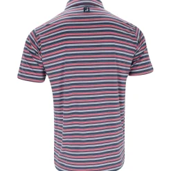FootJoy Mixer Stripe Lisle Shirt Polo Short Sleeve Golf Apparel