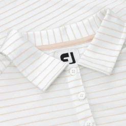 FootJoy Pin Stripe Sun Protection Previous Season Apparel Style Shirt Polo Long Sleeve Golf Apparel