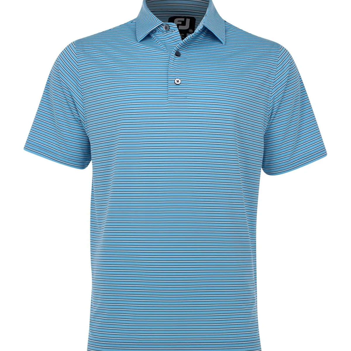 FootJoy ProDry Performance Stretch Lisle Pinstripe Previous Season Apparel Style Shirt Polo Short Sleeve Golf Apparel