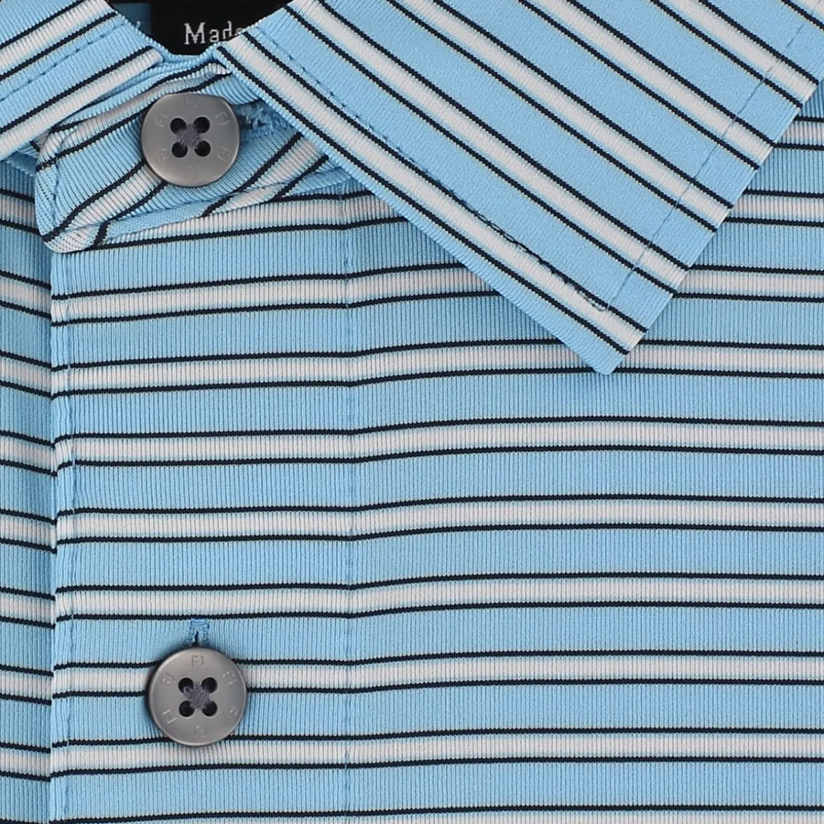 FootJoy ProDry Performance Stretch Lisle Pinstripe Previous Season Apparel Style Shirt Polo Short Sleeve Golf Apparel