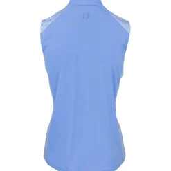 FootJoy Sleeveless 1/4 Zip Houndstooth Trim Previous Season Apparel Style Shirt Polo Short Sleeve Golf Apparel