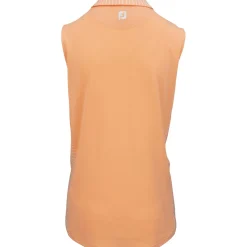 FootJoy Sleeveless Open Placket Shirt Polo Short Sleeve Golf Apparel