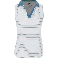 FootJoy Sleeveless Stripe Tank Previous Season Apparel Style Shirt Polo Short Sleeve Golf Apparel