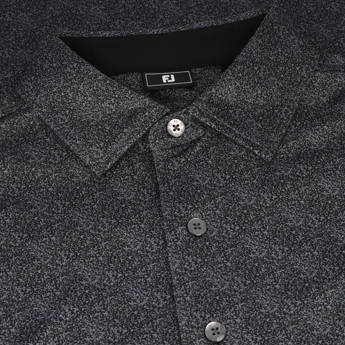 FootJoy Speckle Lisle Shirt Polo Short Sleeve Golf Apparel