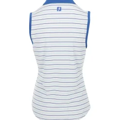 FootJoy Stripe Open Placket Sleeveless Previous Season Apparel Style Shirt Polo Short Sleeve Golf Apparel