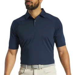 FootJoy Texture Mix Solid Previous Season Apparel Style Shirt Polo Short Sleeve Golf Apparel