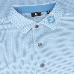 FootJoy Tour Logo 3D Print Lisle Shirt Polo Short Sleeve Golf Apparel