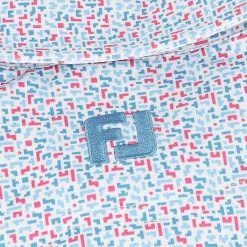 FootJoy Tour Logo Gamer Print Pique Shirt Polo Short Sleeve Golf Apparel