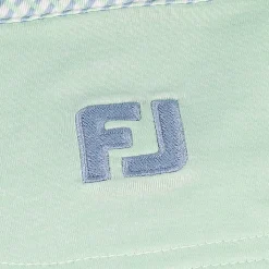 FootJoy TOUR LOGO Heather Lisle Lattice Print Shirt Polo Short Sleeve Golf Apparel