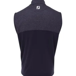 FootJoy Tour Logo Heather Yoke Half-Zip Previous Season Apparel Style Outerwear Vest Golf Apparel