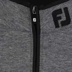 FootJoy Tour Logo Lightweight Solid Midlayer w/ trim Outerwear Pullover Golf Apparel