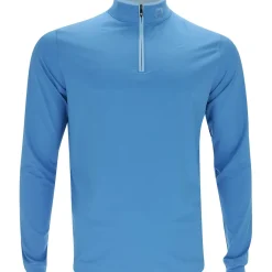 FootJoy Tour Logo Lightweight Solid Midlayer w/ trim Outerwear Pullover Golf Apparel