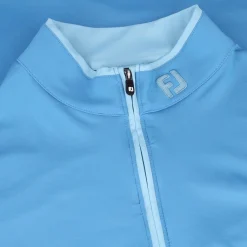 FootJoy Tour Logo Lightweight Solid Midlayer w/ trim Outerwear Pullover Golf Apparel