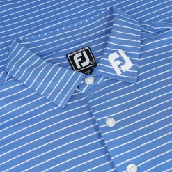 FootJoy Tour Logo ProDry Performance Classic Stripe Shirt Polo Short Sleeve Golf Apparel
