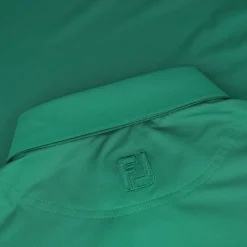 FootJoy Tour Logo ProDry Performance Solid Lisle Set On Placket Self Collar Shirt Polo Short Sleeve Golf Apparel