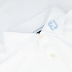 FootJoy Tour Logo ProDry Performance Solid Lisle Set On Placket Self Collar Shirt Polo Short Sleeve Golf Apparel