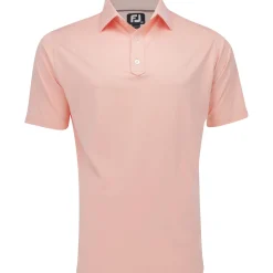 FootJoy TOUR LOGO Solid Lisle Set on placket Shirt Polo Short Sleeve Golf Apparel