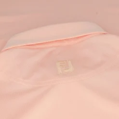 FootJoy TOUR LOGO Solid Lisle Set on placket Shirt Polo Short Sleeve Golf Apparel