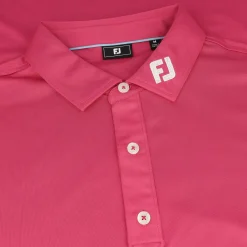 FootJoy Tour Logo Solid Lisle Shirt Polo Short Sleeve Golf Apparel