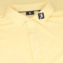 FootJoy Tour Logo Solid Lisle Shirt Polo Short Sleeve Golf Apparel