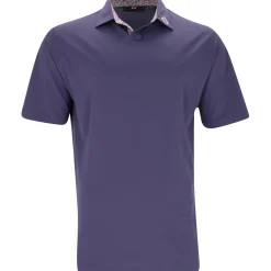 FootJoy TOUR LOGO Solid Pique W/ Floral Trim Previous Season Apparel Style Shirt Polo Short Sleeve Golf Apparel