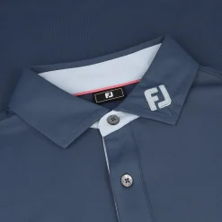 FootJoy TOUR LOGO Solid Pique with Trim Shirt Polo Short Sleeve Golf Apparel