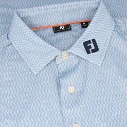FootJoy TOUR LOGO Wiggle Print Shirt Polo Short Sleeve Golf Apparel