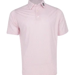 FootJoy TOUR LOGO Wiggle Print Shirt Polo Short Sleeve Golf Apparel