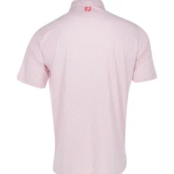 FootJoy TOUR LOGO Wiggle Print Shirt Polo Short Sleeve Golf Apparel