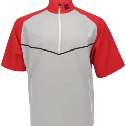 FootJoy TOUR LOGO Zephyr SS Windshirt Outerwear Wind Jacket Golf Apparel