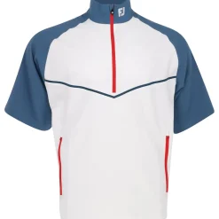 FootJoy TOUR LOGO Zephyr SS Windshirt Outerwear Wind Jacket Golf Apparel