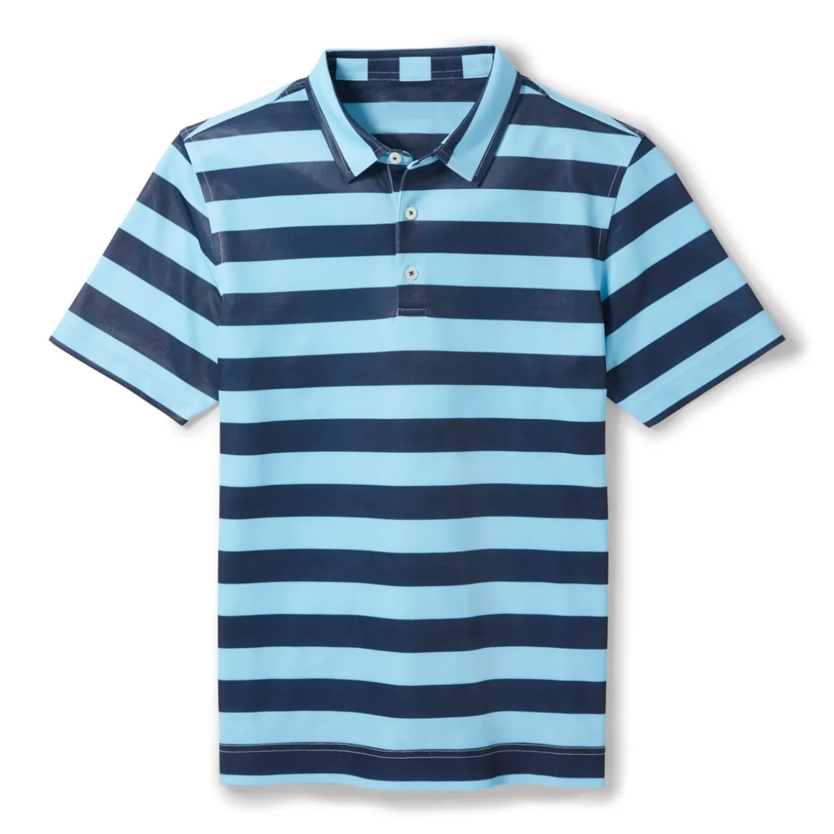 FootJoy Youth Rugby Stripe Pique Previous Season Apparel Style Shirt Polo Short Sleeve Golf Apparel