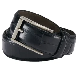 Gem-Dandy Croco Print Leather Accessories Belts Golf Apparel