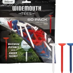Go Sports 3 1/4" Widemouth 60 Pack Golf Tees