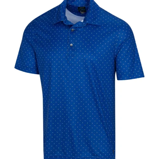 Greg Norman Compass Shirt Polo Short Sleeve Golf Apparel