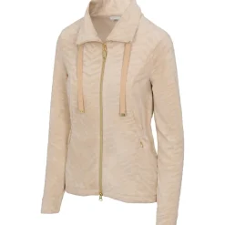 Greg Norman Dazzle Zebra Velour Outerwear Jacket Golf Apparel