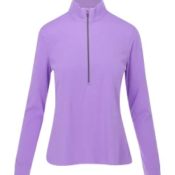 Greg Norman Fairway 1/2 Zip Mock Outerwear Pullover Golf Apparel