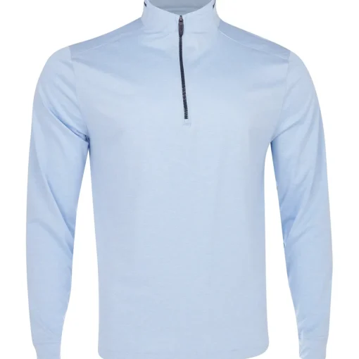 Greg Norman L/S Leaderboard Ultra Stretch Outerwear 1/4 Zip Golf Apparel