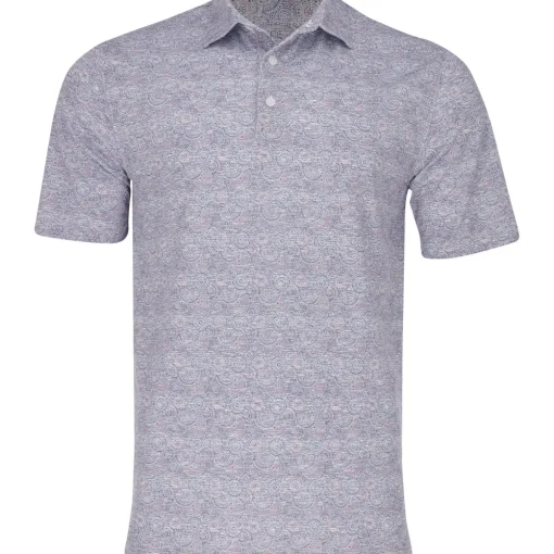 Greg Norman Medallion ML75 Shirt Polo Short Sleeve Golf Apparel