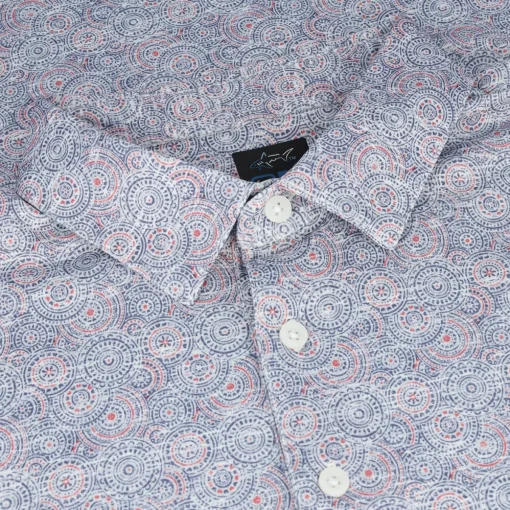 Greg Norman Medallion ML75 Shirt Polo Short Sleeve Golf Apparel