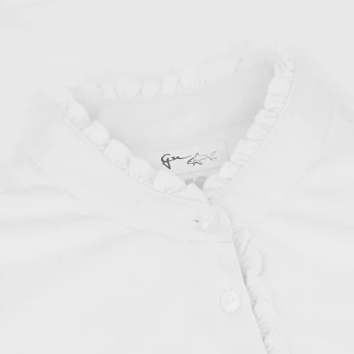 Greg Norman ML75 Ruffle Collar Sleeveless Shirt Polo Short Sleeve Golf Apparel