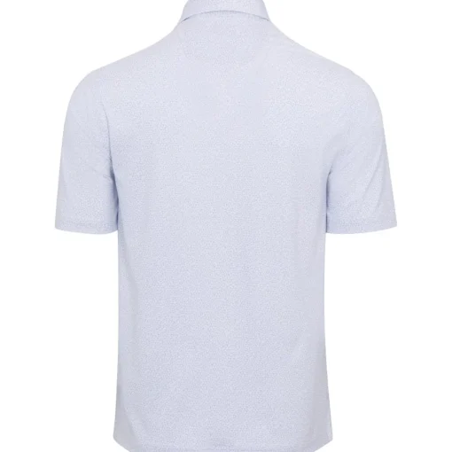 Greg Norman ML75 Shark Tooth Stretch Shirt Polo Short Sleeve Golf Apparel