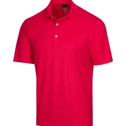 Greg Norman ProTek ML75 Microlux Embossed Shirt Polo Short Sleeve Golf Apparel