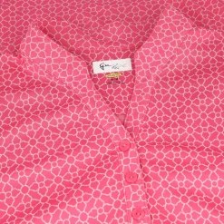 Greg Norman Trellis Jacquard Button Shirt Polo Short Sleeve Golf Apparel