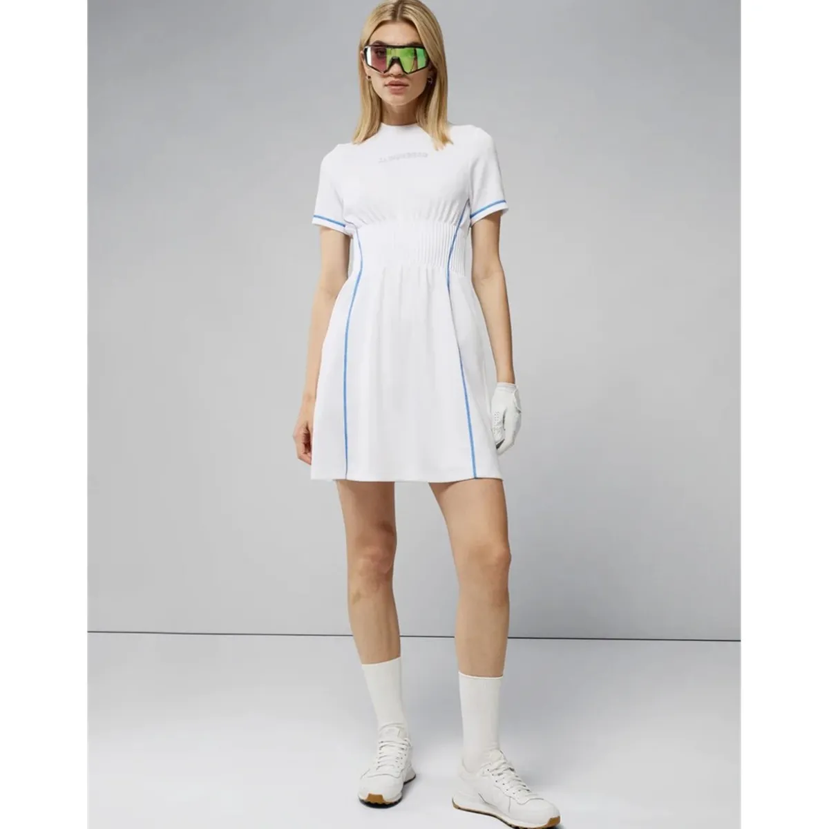 J. Lindeberg Krystal Dress Polo Short Sleeve Golf Apparel