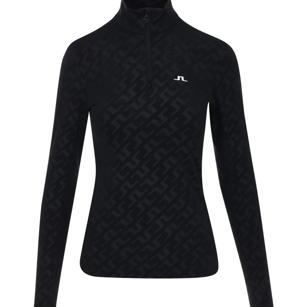 J. Lindeberg Lauryn Deboss Midlayer Outerwear Pullover Golf Apparel