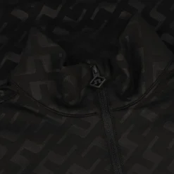 J. Lindeberg Lauryn Deboss Midlayer Outerwear Pullover Golf Apparel