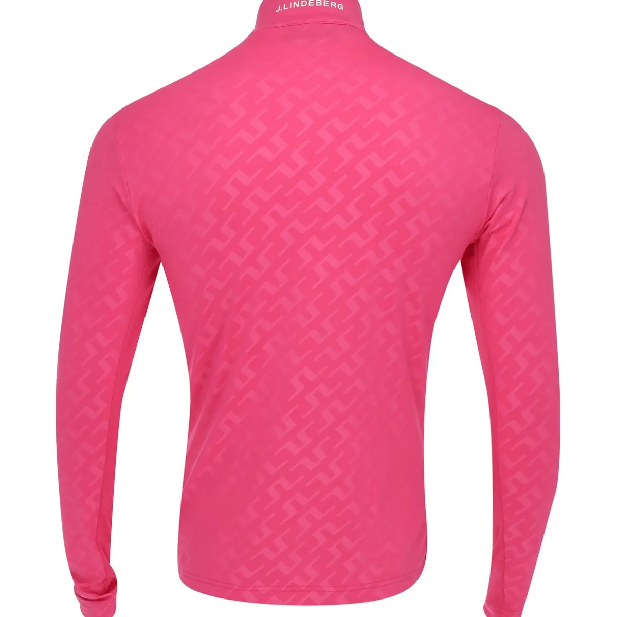 J. Lindeberg Luke Deboss Mid Layer AW '24 Outerwear 1/4 Zip Golf Apparel